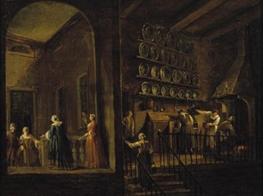 Kitchen, 1750-1799. Creator: Antonio Diziani.