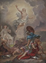 Resurrection of Christ, altarpiece sketch. Creator: Berndt Godenhjelm.