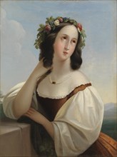 Portrait of a Young Woman. Creator: Berndt Godenhjelm.