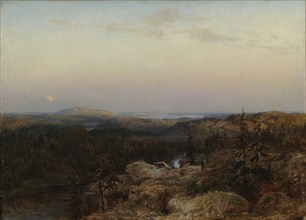 Landscape from Savo, 1868. Creator: Berndt Lindholm.