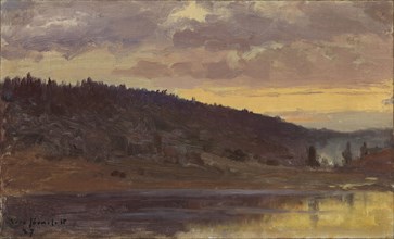 After Sunset, 1887. Creator: Eero Jarnefelt.