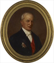 Portrait of Privy Councillor Robert von Trapp, 1871. Creator: Erik Johan Lofgren.