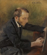 Portrait of Eero Järnefelt, 1892. Creator: Gunnar Berndtson.