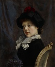 Portrait of a Lady, 1880-1889. Creator: Gunnar Berndtson.