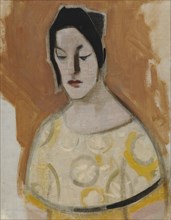 The Fortune-Teller (Woman in Yellow Dress), 1926. Creator: Helene Schjerfbeck.