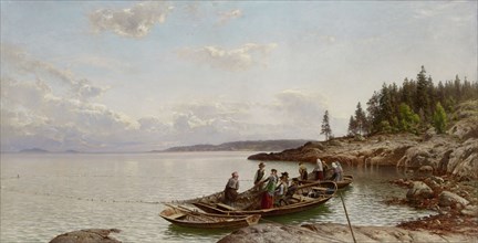 Morning in the Finnish Archipelago, 1887. Creator: Hjalmar Munsterhjelm.