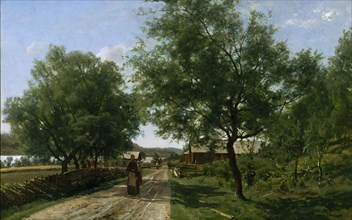 A Road in Häme, 1883. Creator: Hjalmar Munsterhjelm.