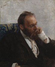 Portrait of the Artist Nikolay (Mykola) Murashko, 1882. Creator: Il'ya Repin.