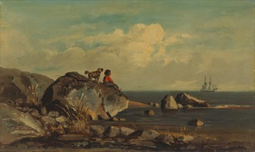 By the sea, 1870-1879. Creator: Johan Knutson.