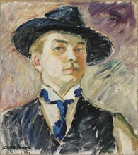 Self-Portrait, 1915. Creator: Kosti Merilainen.