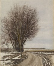 Winter landscape, Baldersbrønde, 1908. Creator: Laurits Andersen Ring.