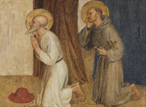 P. Hieronymus and P. Franciscus, copy after Fra Angelico, 1895. Creator: Maria Wiik.