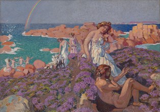 Ulysses with Calypso, 1905. Creator: Maurice Denis.