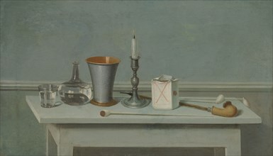 Still Life with a Candle, 1795-1797. Creator: Nils Schillmark.