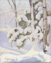 Winter Landscape, 1932. Creator: Pekka Halonen.