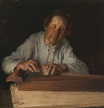 The Kantele Player, 1892. Creator: Pekka Halonen.