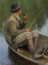 Man Fishing, 1922. Creator: Pekka Halonen.