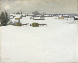 Load of Hay, 1899. Creator: Pekka Halonen.