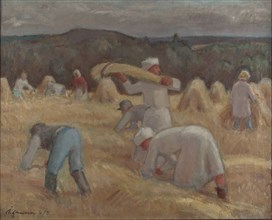 Rye field, 1919. Creator: Per ake Laurén.