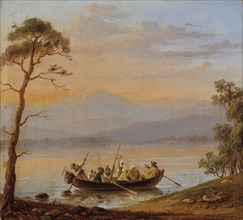 Boat Trip in Sweden, 1855. Creator: Robert Wilhelm Ekman.