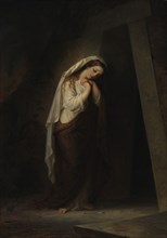 Mary Magdalene at Christ's Tomb, 1869. Creator: Robert Wilhelm Ekman.