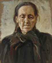 Old woman, 1907. Creator: Santeri Salokivi.