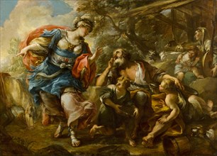 Erminia and the shepherds, 1712-1784. Creator: Stefano Torelli.