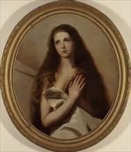 Saint Agnes, copy after Jusepe de Ribera, vol., 1868. Creator: Victorine Nordenswan.