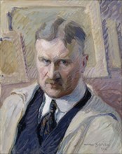 Self-Portrait, 1916. Creator: Vilho Sjöström.