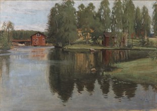 Landscape from Inha, 1905. Creator: Vilho Sjöström.