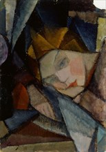 Head of a Woman, 1914-1920. Creator: Alvar Cawén.