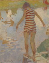 Swimmer Girl, 1913. Creator: Oskari Paatela.