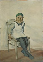 Seated Girl, 1932. Creator: Vilho Lampi.