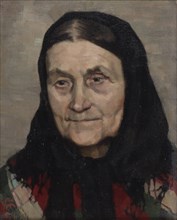 Old Peasant Woman, 1884. Creator: Akseli Gallen-Kallela.