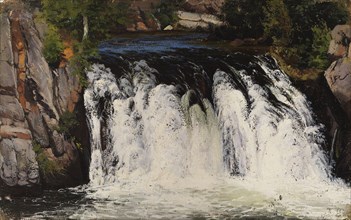 Waterfall, 1877. Creator: Fanny Churberg.