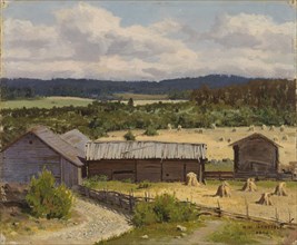 Rye Field, 1882. Creator: Kasper Jarnefelt.