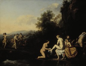 Diana with bathing nymphs, 1630-1684. Creator: Daniel Vertangen.