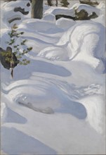 Sunshine on Snow, 1906. Creator: Akseli Gallen-Kallela.