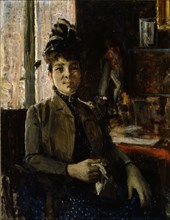 Countess Berthe de Vallombreuse, 1888. Creator: Akseli Gallen-Kallela.