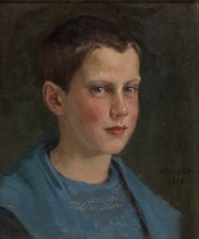 Erik Edelfelt as a child, 1898. Creator: Albert Edelfelt.