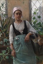 The Garden Girl, 1885. Creator: Amelie Lundahl.