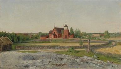 Landscape, 1895. Creator: Arvid Liljelund.