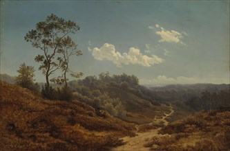 Landscape Study, a copy after Albert Flamm, 1858. Creator: Augusta Soldan.