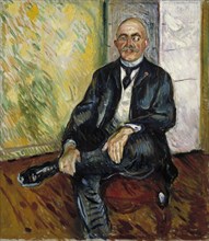 Portrait of Gustaf Schiefler, 1908. Creator: Edvard Munch.