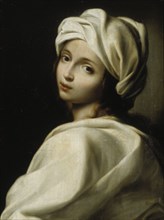 A young woman wearing a turban, c1660. Creator: Elisabetta Sirani.