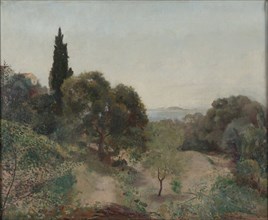 Landscape (Villa Chauve), 1884. Creator: Emile Bastien-Lepage.