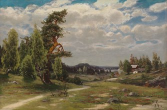 Finnish Landscape in Summer, 1879. Creator: Fanny Churberg.