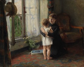 Mother and Child, 1886. Creator: Helene Schjerfbeck.