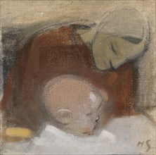 Mother and Child, 1917. Creator: Helene Schjerfbeck.