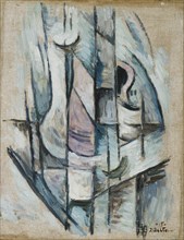 Cubist Still-Life; Cubist Composition, 1915. Creator: Ilmari Aalto.